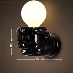 European Wall Right Hand Creative Retro Fist Vägglampa Lights
