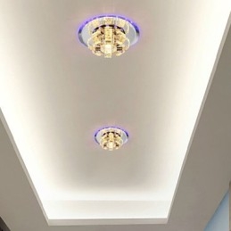 Kristall Taklampa Spotlight Smd 3W Creative Lamp Absorbera Kupolljus
