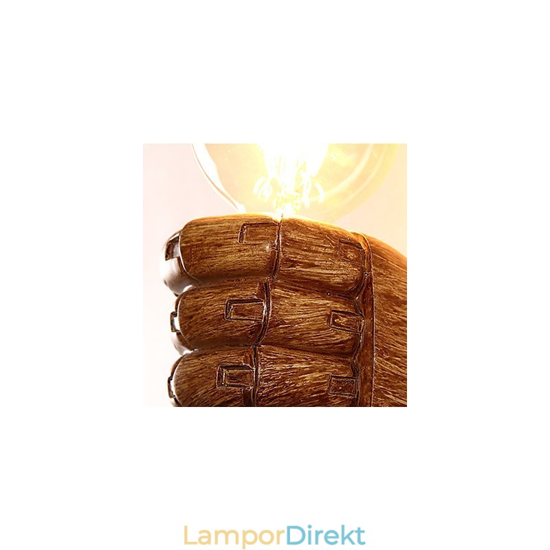 European Wall Right Hand Creative Retro Fist Vägglampa Lights