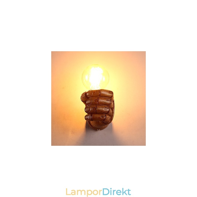 European Wall Creative Retro Fist Vägglampa Lights