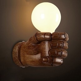 European Wall Creative Retro Fist Vägglampa Lights
