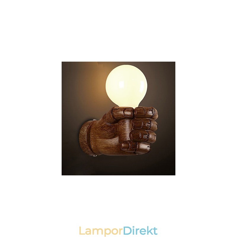 European Wall Creative Retro Fist Vägglampa Lights