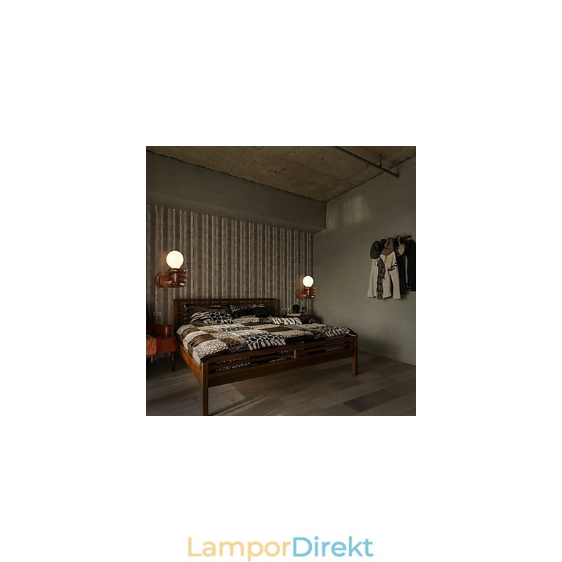 European Wall Creative Retro Fist Vägglampa Lights