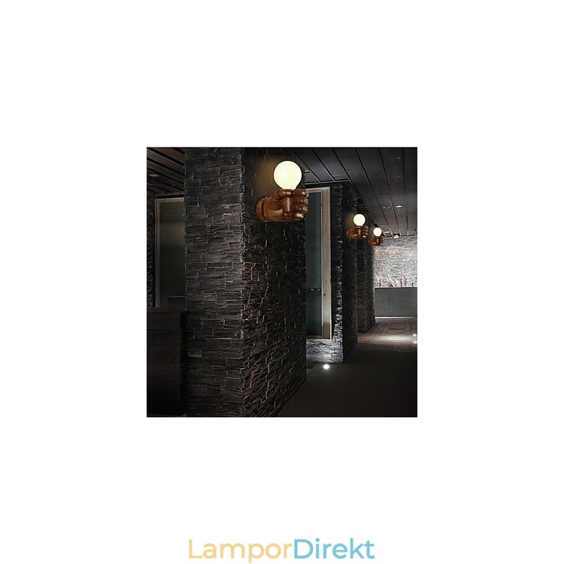 European Wall Creative Retro Fist Vägglampa Lights