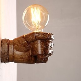 European Wall Creative Retro Fist Vägglampa Lights