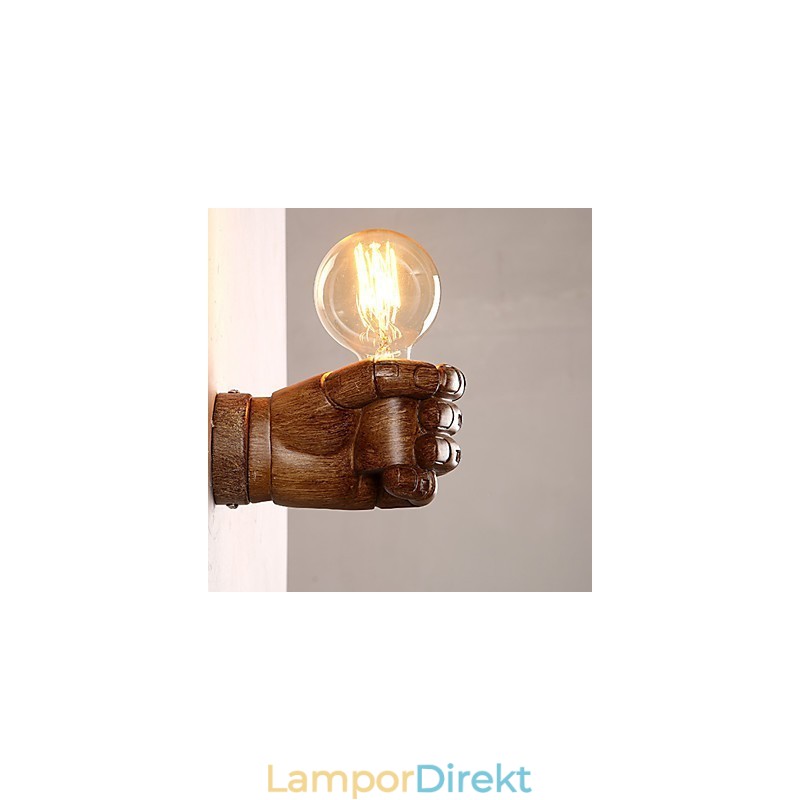 European Wall Creative Retro Fist Vägglampa Lights
