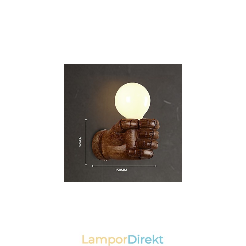 European Wall Creative Retro Fist Vägglampa Lights
