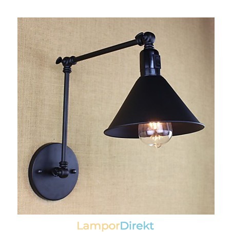 Retro Matt Svart Bälte Lång Arm Dubbel Strömbrytare Vägg Retro Matt Svart Bälte Lång Arm Dubbel Strömbrytare Vägg