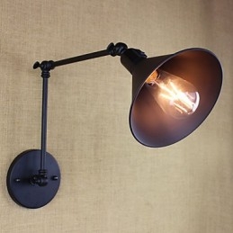 Retro Matt Svart Bälte Lång Arm Dubbel Strömbrytare Vägg