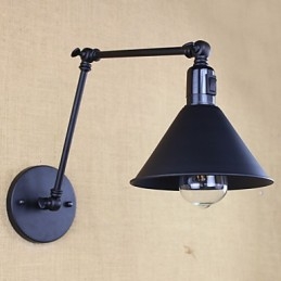 Retro Matt Svart Bälte Lång Arm Dubbel Strömbrytare Vägg