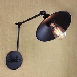 Retro Matt Svart Bälte Lång Arm Dubbel Strömbrytare Vägg