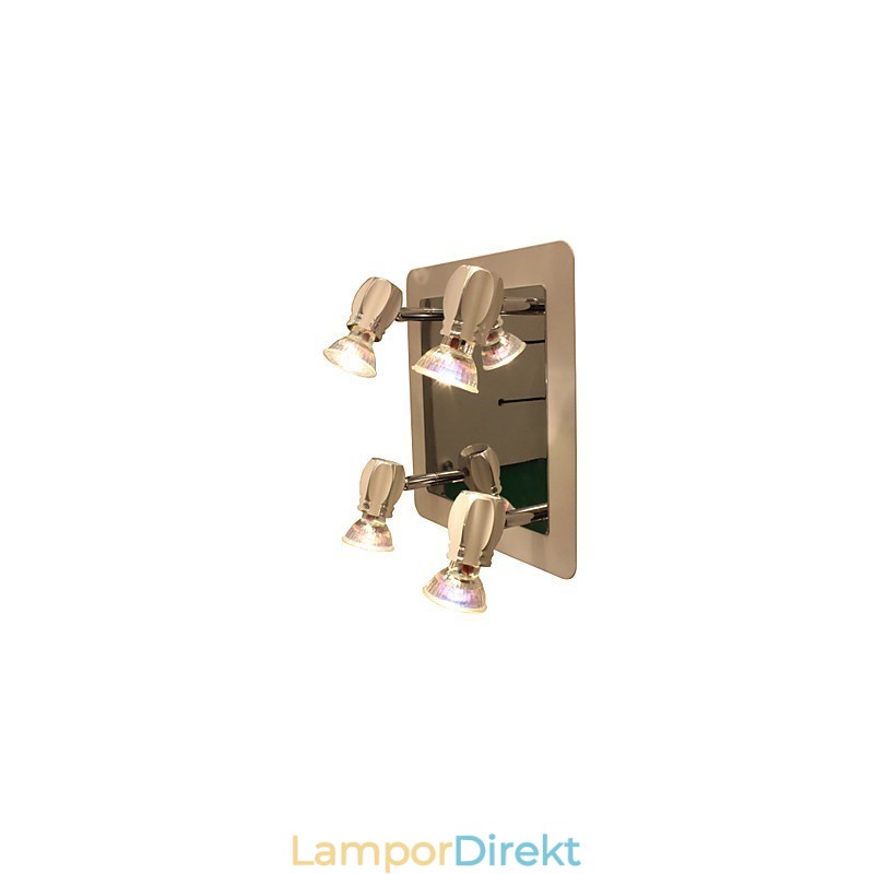 Moderna Krom Vägglampor Badrumslampor Med 4 Lampor