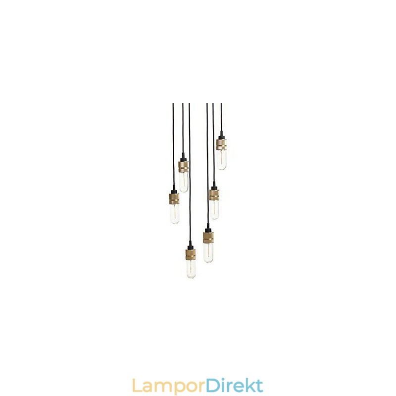 Country Gold Metal Flush Mount