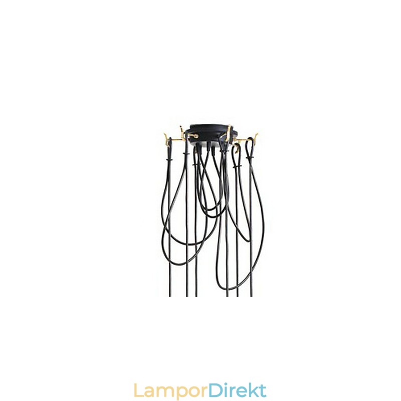 Country Gold Metal Flush Mount
