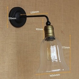 Medelhavet Amerikansk Lantlig Stil Retro Kreativ Industri Transparent Glasdörr Cafe Bar Wall