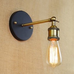 Amerikansk Bar Café Restaurang Sängbord Minimalistisk Aisle Iron Wall Sconce