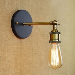 Amerikansk Bar Café Restaurang Sängbord Minimalistisk Aisle Iron Wall Sconce