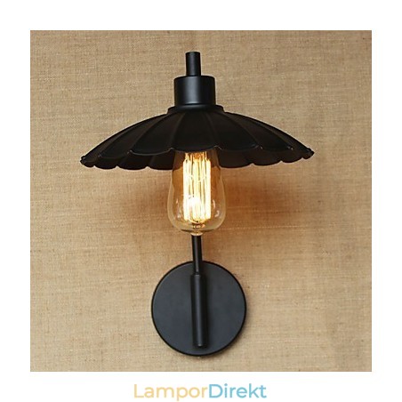 Klassisk Järn Dekorativ Vägglampa Enkel Klassisk Järn Dekorativ Vägglampa Enkel