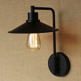 Retro Dekorativ Vägglampa I Smidesjärn