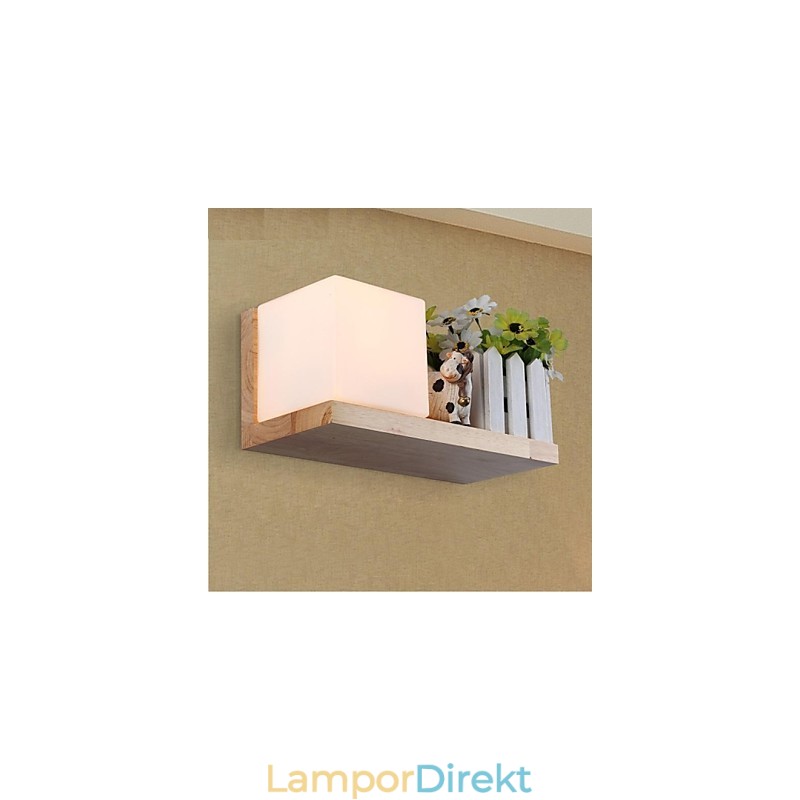 Vägglampa One Ljus Och Glas