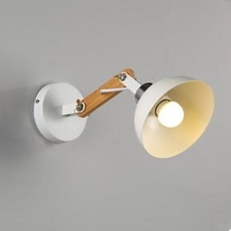 American Creative Massivt Trä Sovrum Hall Trappor Lampa Lampa Vägglampa Av Huvudet På En Säng