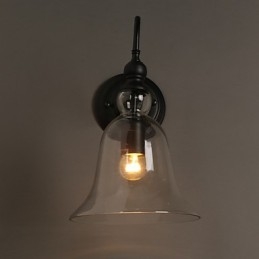 Creative Garden Light Crystal Vägglampa Bell Återställa Antika Sätt Ljus
