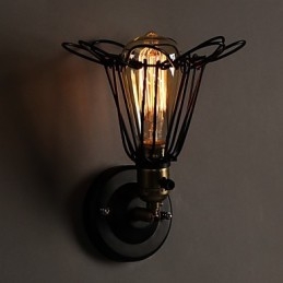 American Country Loft Återställer Ancient Ways Vägglampa Smidesjärn Vägglampa Light