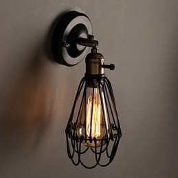 American Country Loft Återställer Ancient Ways Vägglampa Smidesjärn Vägglampa Light