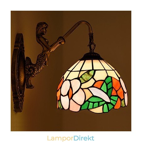 Europeiska Kontrakterade Landsbygdens Kreativa Smidesjärn Vägglampa Glas Ljus Europeiska Kontrakterade Landsbygdens Kreativa Smidesjärn Vägglampa Glas Ljus