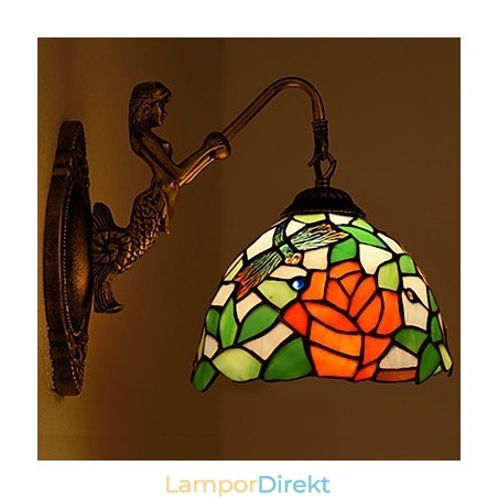 Europeiska Kontrakterade Landsbygdens Kreativa Smidesjärn Vägglampa Glas Ljus Europeiska Kontrakterade Landsbygdens Kreativa Smidesjärn Vägglampa Glas Ljus