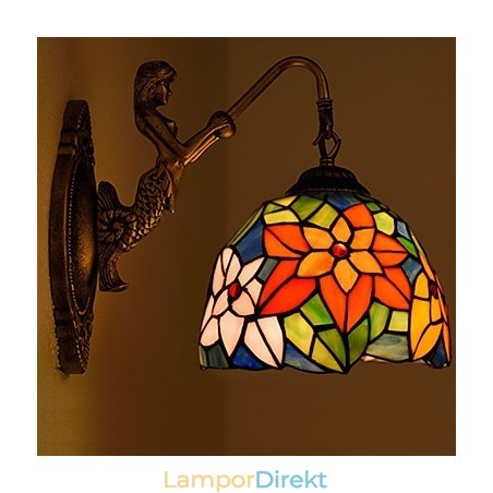 Europeiska Kontrakterade Landsbygdens Kreativa Smidesjärn Vägglampa Glas Ljus Europeiska Kontrakterade Landsbygdens Kreativa Smidesjärn Vägglampa Glas Ljus