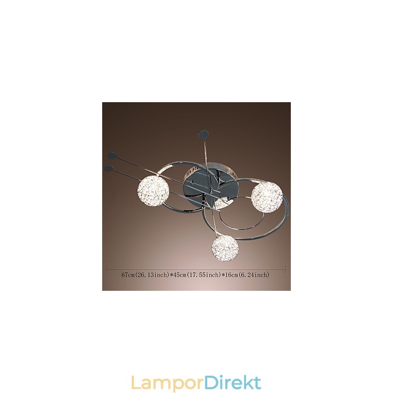 Modern Och Modern Elektropläterad Infälld Montering