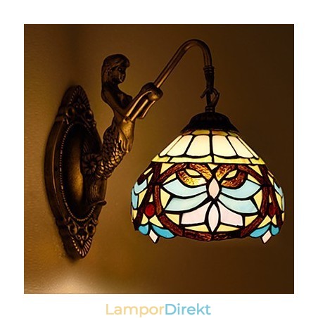 Europeiska Kontrakterade Landsbygdens Kreativa Smidesjärn Vägglampa Glas Ljus Europeiska Kontrakterade Landsbygdens Kreativa Smidesjärn Vägglampa Glas Ljus