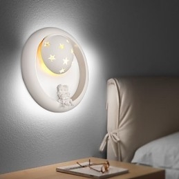 Sweet Pastoral Gypsum Fun Barnrum Veranda Vägglampa Lights
