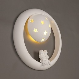 Sweet Pastoral Gypsum Fun Barnrum Veranda Vägglampa Lights