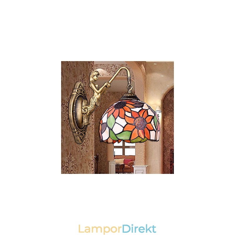 Christmas European Contracted Rural Creative Smidesjärn Vägglampa Lights