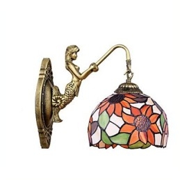 Christmas European Contracted Rural Creative Smidesjärn Vägglampa Lights