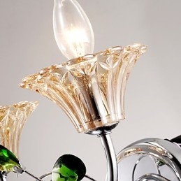 Vägglampor Badrumsbelysning Ljus Vägglampor Kristall Modern Contemporary Metal