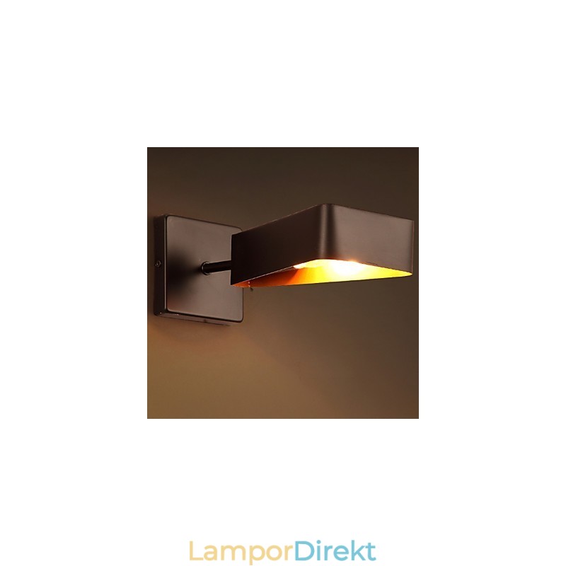 Smidesjärn Creative Loft Industriell Vindrestaurering Antika Sätt Vägglampa Lights