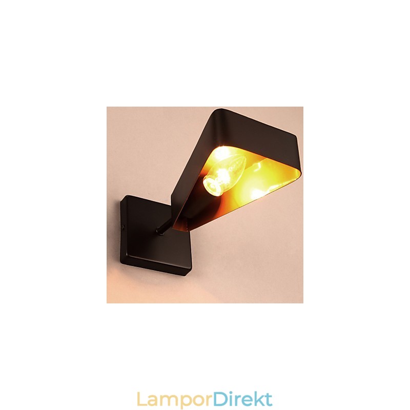 Smidesjärn Creative Loft Industriell Vindrestaurering Antika Sätt Vägglampa Lights