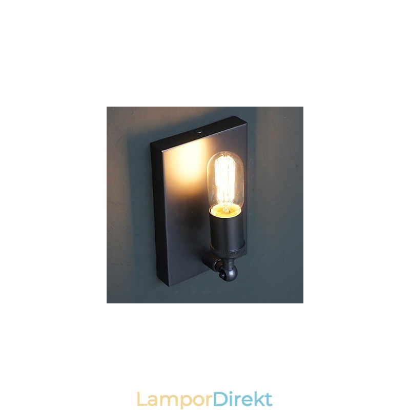 Kontrakterade Och Kreativa Land Industriella Vindåterställande Gamla Sätt Edison Vägglampa Ljus