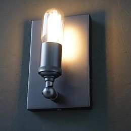 Kontrakterade Och Kreativa Land Industriella Vindåterställande Gamla Sätt Edison Vägglampa Ljus