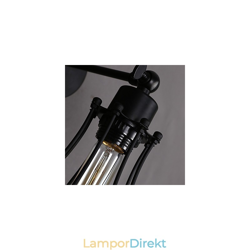 Kreativ Personlighet Dekorativ Smidesjärn Retro Grapefrukt Vägglampa