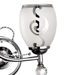 Vägglampetter Crystal Modern Contemporary Metal