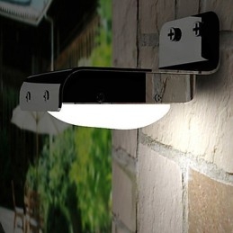 Röstsensor Utomhus Soldriven Ljus Lampa Landskap Trädgård Vägg Staket