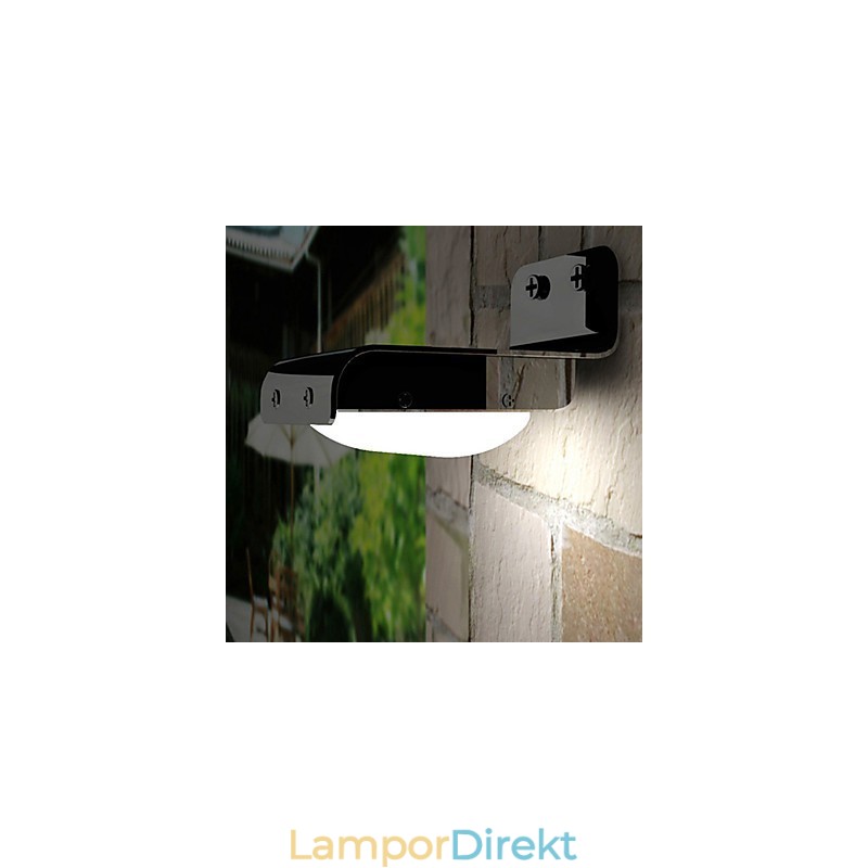 Röstsensor Utomhus Soldriven Ljus Lampa Landskap Trädgård Vägg Staket