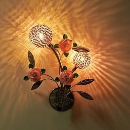Vägglampetter Crystal Modern Contemporary Metal