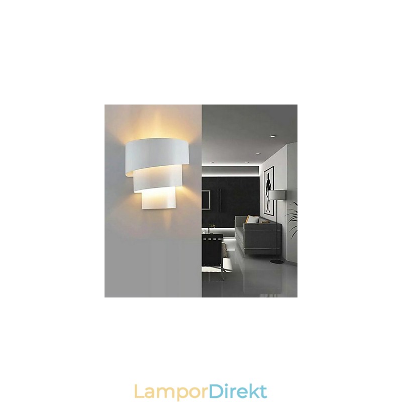 Högkvalitativ Modern Modedesign Spiralvägglampa Kreativ Vägglampa
