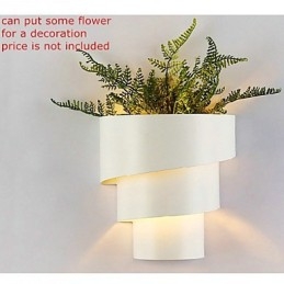 Högkvalitativ Modern Modedesign Spiralvägglampa Kreativ Vägglampa
