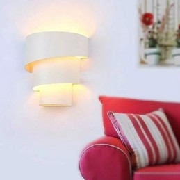 Högkvalitativ Modern Modedesign Spiralvägglampa Kreativ Vägglampa